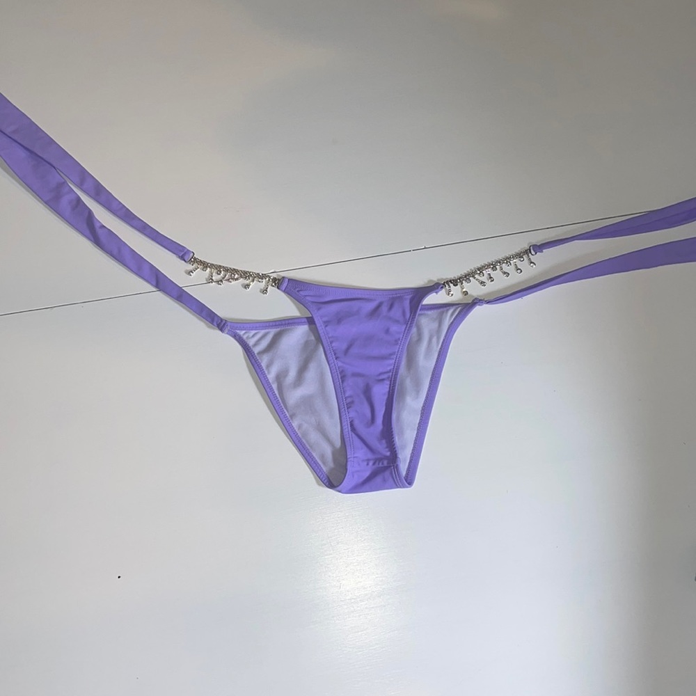 Purple Shein bathing suit bottoms 😇😛